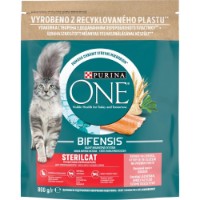 Hrană uscată pentru pisici Purina One Steril Bifensis Salmon & Wheat 750g