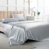Постельное бельё Cottony Satin de Lux Light Gray Uniton 2P (17320)