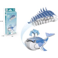 3D-puzzle New World Blue Whale (P5-45B) imaginea #2 — magazin online Desire.md