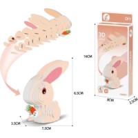 3D-puzzle New World Rabbit (P5-46A) imaginea #2 — magazin online Desire.md