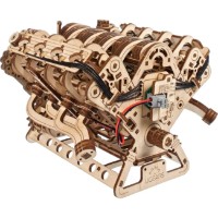 3D-puzzle UGears Engine Model Kit V8 (70264) imaginea #7 — magazin online Desire.md