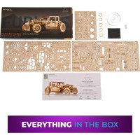 3D-puzzle UGears Hot Rod Furious Mouse (UTG0119) imaginea #5 — magazin online Desire.md