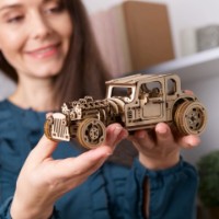 3D-puzzle UGears Hot Rod Furious Mouse (UTG0119) imaginea #6 — magazin online Desire.md