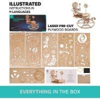 3D-puzzle UGears Mechanical Tellurion (UTG0090) imaginea #7 — magazin online Desire.md