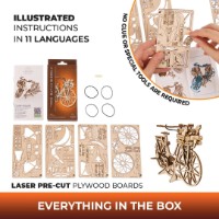 3D-puzzle UGears Mini Dutch Bicycle  imaginea #3 — magazin online Desire.md