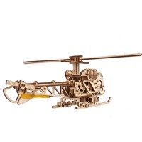 3D пазл UGears Mini Helicopter (UTG0144) фото №3 — интернет-магазин Desire.md