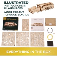 3D-puzzle UGears Mini Locomotive (UTG0146) imaginea #5 — magazin online Desire.md