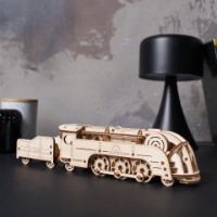 3D-puzzle UGears Mini Locomotive (UTG0146) imaginea #7 — magazin online Desire.md