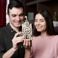 3D пазл UGears Mini Old Clock Tower  фото №5 — интернет-магазин Desire.md