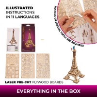 3D-puzzle UGears Mini Paris Tower (UTG0159) imaginea #5 — magazin online Desire.md
