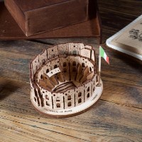 3D-puzzle UGears Mini Rome Colosseum (UTG0158) imaginea #2 — magazin online Desire.md