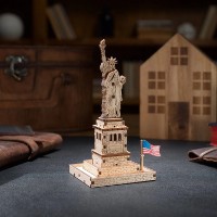 3D пазл UGears Mini Statue Of Liberty  фото №7 — интернет-магазин Desire.md