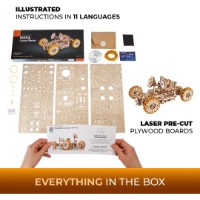 3D-puzzle UGears NASA Lunar Rover (UTG0154) imaginea #2 — magazin online Desire.md