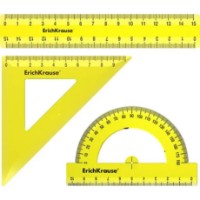 Set de rigle Erich Krause Neon 4pcs Yellow (49559)