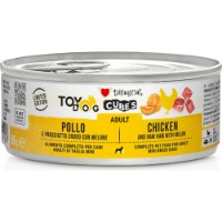 Hrană umedă pentru câini Disugual Adult Chicken with Ham & Melon 12x85g