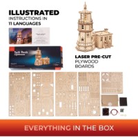 3D-puzzle UGears Split Rock Lighthouse (UTG0182) imaginea #3 — magazin online Desire.md