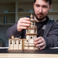 3D-puzzle UGears Split Rock Lighthouse (UTG0182) imaginea #4 — magazin online Desire.md