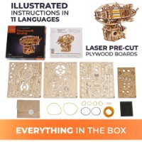 3D-puzzle UGears Steampunk Airship (UTG0143) imaginea #3 — magazin online Desire.md