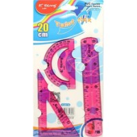 Набор линеек Yalong Flexi 20cm Pink (YL88138-1)