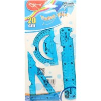 Набор линеек Yalong Flexi 20cm Blue (YL88138-4)