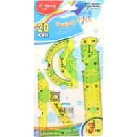 Набор линеек Yalong Flexi 20cm Yellow (YL88138-2)