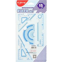 Набор линеек Yalong Ruler Set 4pcs Blue (YL233617 -15)