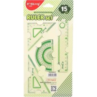 Набор линеек Yalong Ruler Set 4pcs Green (YL233617 -15)