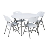 Masă pliabilă Deco Lumo 120x74cm White imaginea #4 — magazin online Desire.md