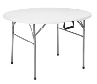 Masă pliabilă Deco Lumo 120x74cm White