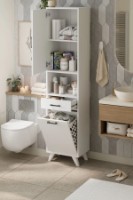 Шкаф для ванной Bofigo 12-74-01 White фото №2 — интернет-магазин Desire.md