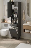 Шкаф для ванной Bofigo 12-74-08 Anthracite фото №3 — интернет-магазин Desire.md