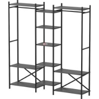 Гардеробная стойка для одежды Bofigo 26-10-08 Anthracite фото №3 — интернет-магазин Desire.md