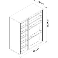 Container pentru jucării Bofigo 12-67-14 Sapphire Oak imaginea #6 — magazin online Desire.md