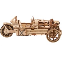 3D пазл UGears Three-wheeler UGR-S (UTG0136) фото №3 — интернет-магазин Desire.md
