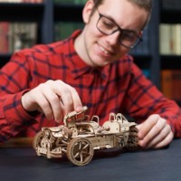 3D пазл UGears Three-wheeler UGR-S (UTG0136) фото №4 — интернет-магазин Desire.md