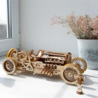 3D-puzzle UGears U-9 Grand Prix Car (UTG0031) imaginea #3 — magazin online Desire.md