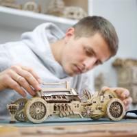 3D-puzzle UGears U-9 Grand Prix Car (UTG0031) imaginea #4 — magazin online Desire.md