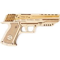 3D пазл UGears Wolf-01 Handgun (UTG0032)