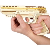 3D пазл UGears Wolf-01 Handgun (UTG0032) фото №2 — интернет-магазин Desire.md