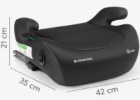 Scaun auto înălțător pentru copii Kikka Boo i-Tip 2 Black imaginea #3 — magazin online Desire.md