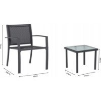 Set mobila de grădină Chomik 3pcs ANH6142 imaginea #4 — magazin online Desire.md