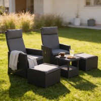 Set mobila de grădină Chomik 5pcs ZUM6430 imaginea #6 — magazin online Desire.md
