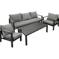 Набор садовой мебели Deco Kansas Grey/Black