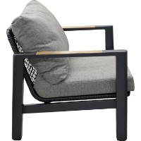 Set mobila de grădină Deco Kansas Grey/Black imaginea #3 — magazin online Desire.md