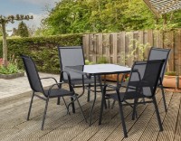 Набор садовой мебели GardenLine 5pcs Grey TIH3384 фото №4 — интернет-магазин Desire.md