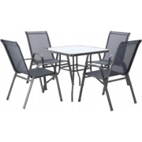 Набор садовой мебели GardenLine 5pcs Grey TIH3384 фото №5 — интернет-магазин Desire.md