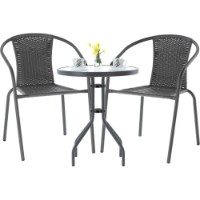 Set mobila de grădină GardenLine Bistro NEO5252/NEO6983 Grey