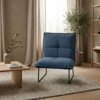 Fotoliu Deco Bronx Blue Velvet imaginea #3 — magazin online Desire.md