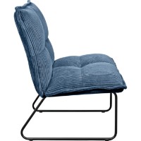 Fotoliu Deco Bronx Blue Velvet imaginea #6 — magazin online Desire.md