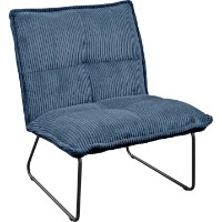 Fotoliu Deco Bronx Blue Velvet